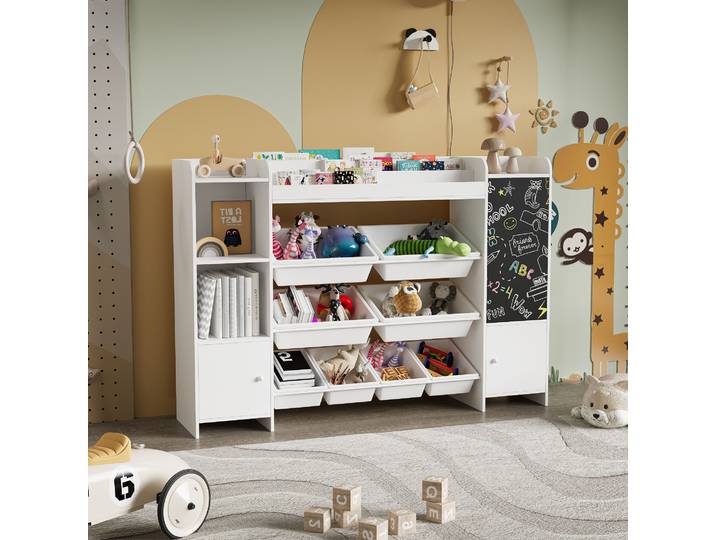 Bibliothèques pour enfants, bibliothèque multifonctionnelle pour enfants, bibliothèques et rangement de jouets avec tiroir, bibliothèque pour tout-petits
