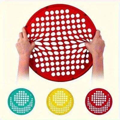 Multisell Products Hub Home Training Equipment, Portable Hand Exerciser, Silicone Elastic Resistance Net, No Battery Included red