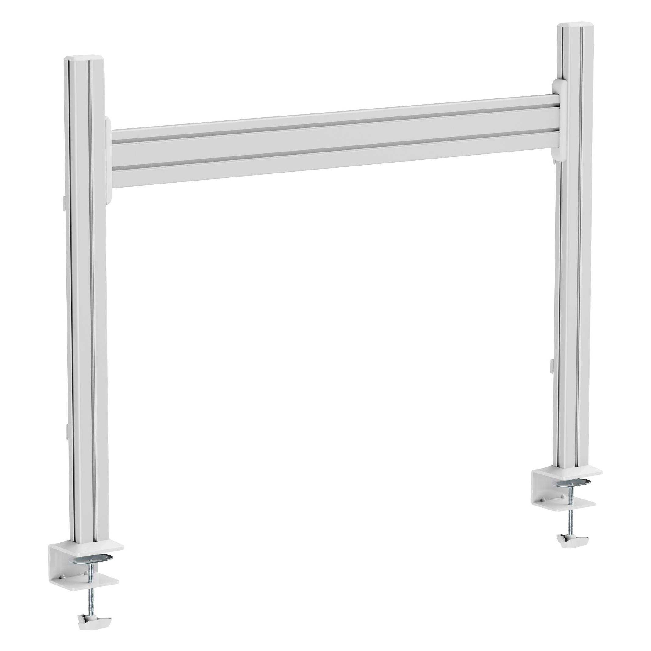 InLine Slatwall Tischhalterung, Panel Aluminium 1m inkl. 2 Stützen 0,86m (Tisch) (23181F)