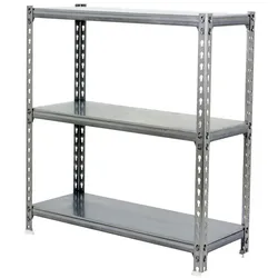 PROREGAL Schwerlastregal BABY METAL SHARK | HxBxT 90x110x40cm | Fachlast 200kg | Verzinkt | Regal Standregal Werkstattregal Lagerregal