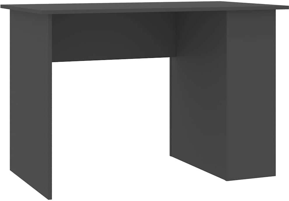 vidaXL Bureau Gris 110x60x73 cm Aggloméré