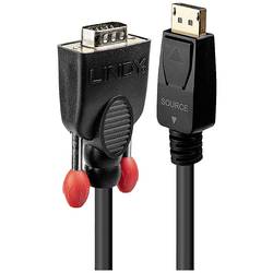 LINDY DisplayPort Anschlusskabel VGA 9pol. Stecker, DisplayPort Stecker 0.50 m Schwarz 41940 VGA-Kabel