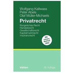 Privatrecht, Fachbücher von Olaf Müller-Michaels, Wolfgang Kallwass, Peter Abels