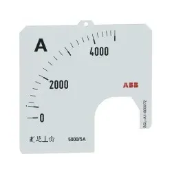 ABB SCL-A1-5000/72 Amperemeter Skale Stromwandleranschluss 5000/5A 2CSG112419R5011 SCLA1500072