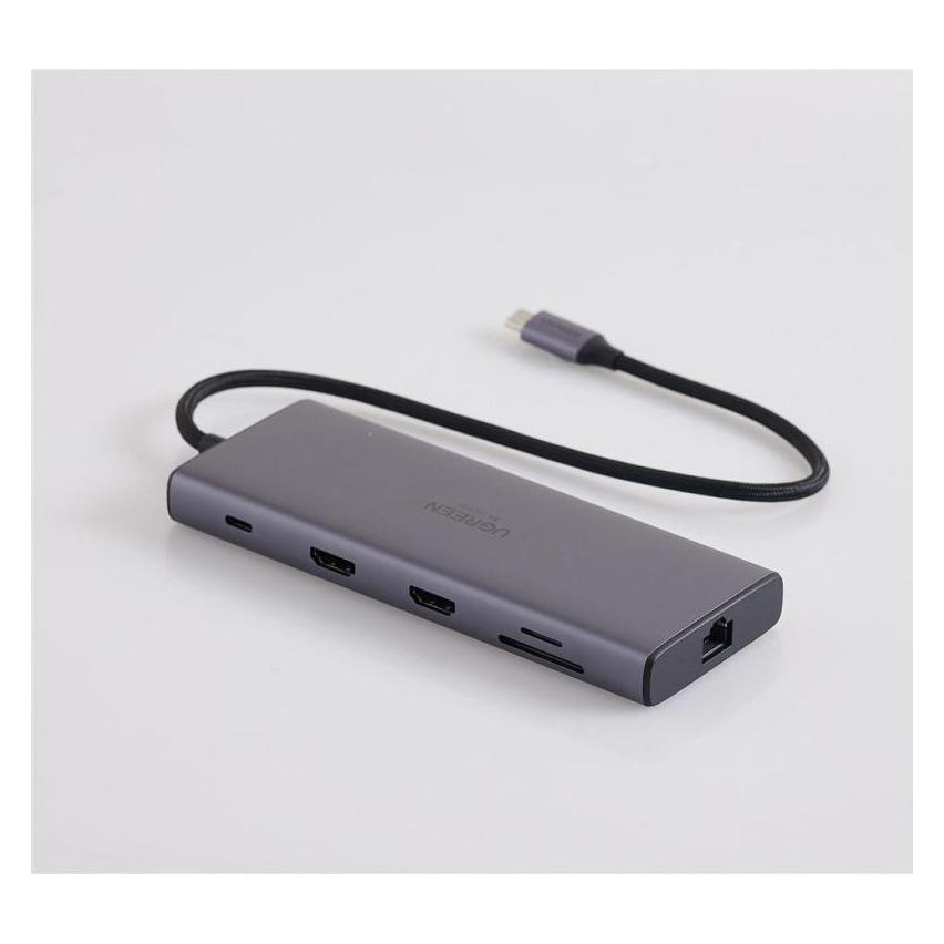 Ugreen 10-in-1 USB-C Hub (USB-C, 10 Ports) (45380)