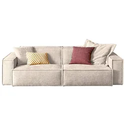 SOFA SAMU Weiß Webstoff
