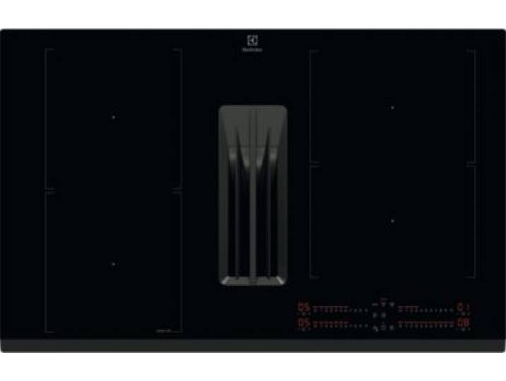 Electrolux - Plaque Induction Aspirante Kcc84440 - Hotte Centrale Intégrée 80cm