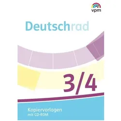 Deutschrad 3/4. Kopiervorlagen Klasse 3/4, Schulbücher von Verlag für pädagogische Medien im Ernst Klett Verlag