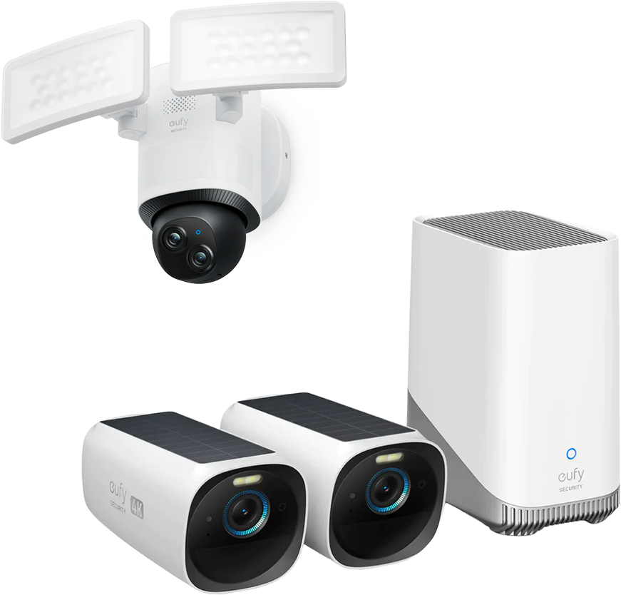 eufyCam S330 (eufyCam 3) + Floodlight Camera E340 Classic
