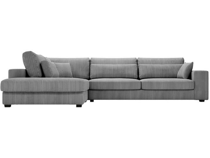Ecksofa CARMEX Stoff dunkelgrau