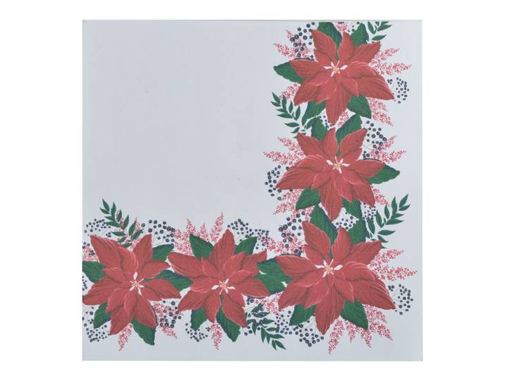 20er-Set Servietten, Weihnachtsstern, Papier, 3-lagig, 25 x 25 cm