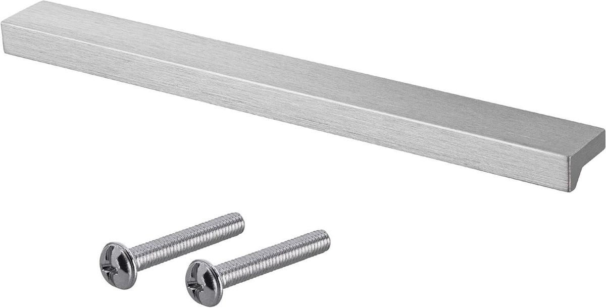 Aluminium Meubelgreep Hoek - Zilver Mat - 200 mm