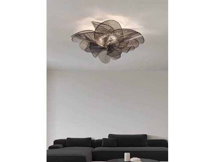2025 Nordic Classic Ceiling Lamps Black/White PVC Modern Designer Lamp Bedroom Home Decor Lighting Dining Room LED Pendant Light