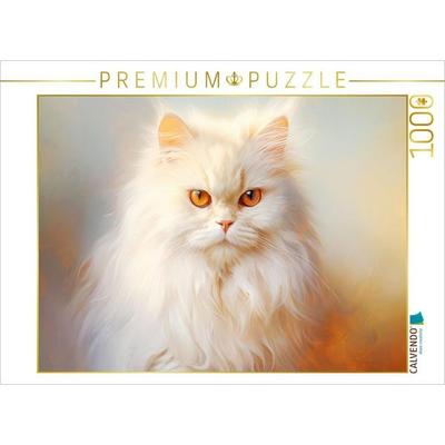 CALVENDO Puzzle Katzen im Pastellstil | 1000 Teile Lege-Größe 64x48cm Foto-Puzzle für glückliche Stunden