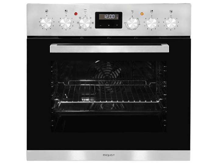 exquisit Backofen-Set EHE 157-2UR, 7 Programme, 59 L Garraumvolumen, Umluft, Edelstahlrahmen