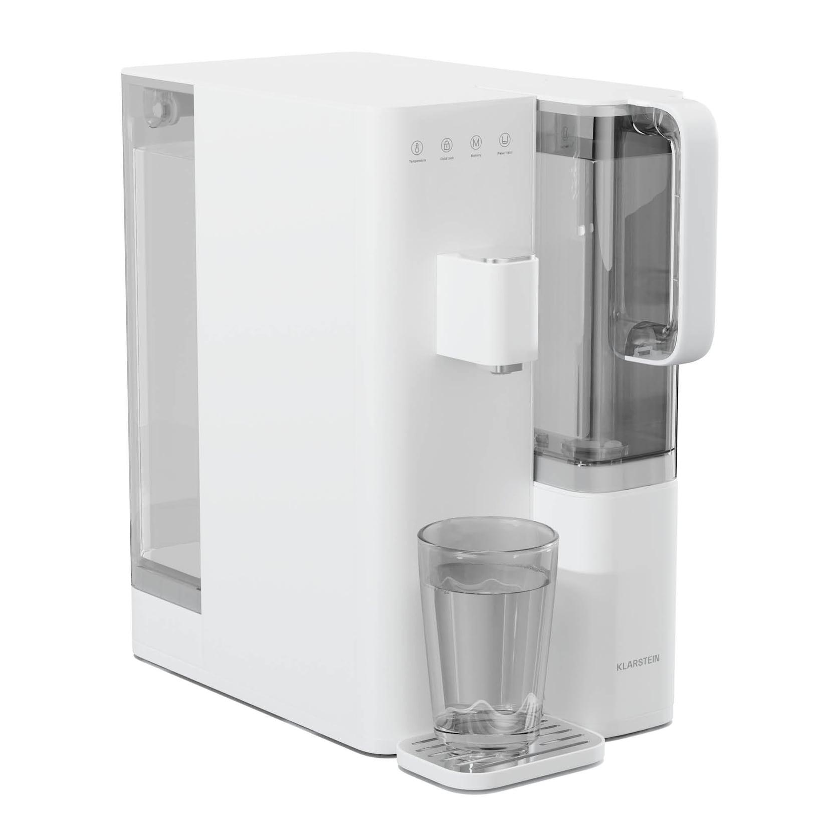 VitalPour Wasserfilter 5 stufiger Filter Umkehrosmose 5 L Tank Touch mobil 3 Sekunden Weiß 5 Liter