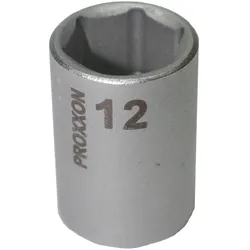 PROXXON 23726 Steckschlüsseleinsatz / Nuss 12mm Antrieb 6,3mm (1/4")