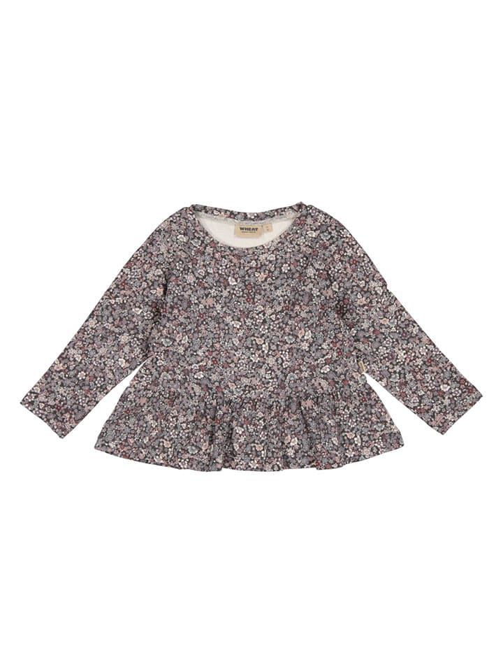Wheat Longsleeve in Lila/ Grau - 98