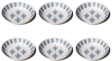 "Abode Homewares Kashmir NewWave Melamine Low Bowl - 9.1"""