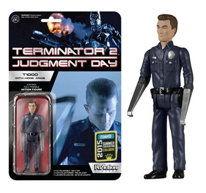 Funko Terminator T-1000 ReAction actiefiguur met haakarmen, 10 cm