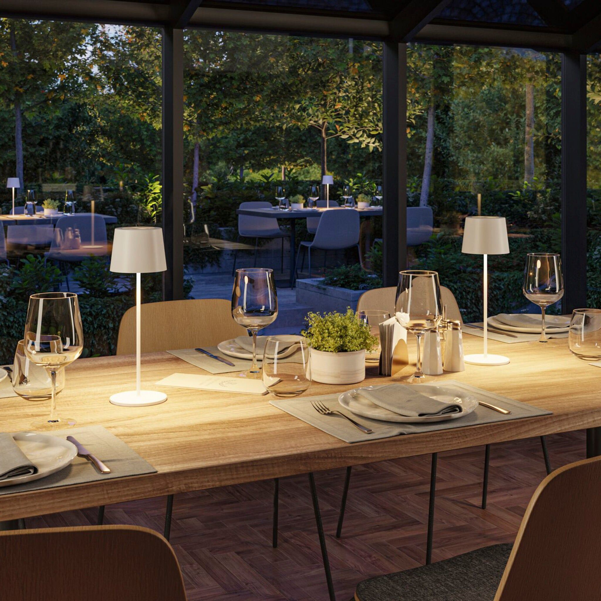 Paulmann - Gilo 2.8W LED Mobile Dimmable Table Lamp in White Matt