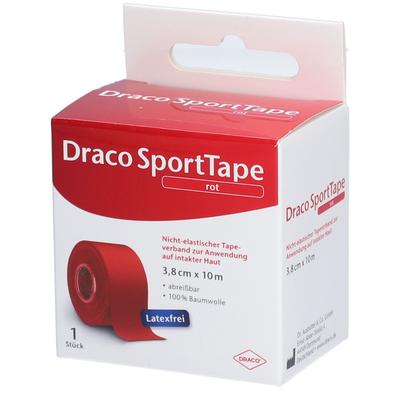 Draco Tapeverband 3,8 cmx10 m rot 1 St Verband