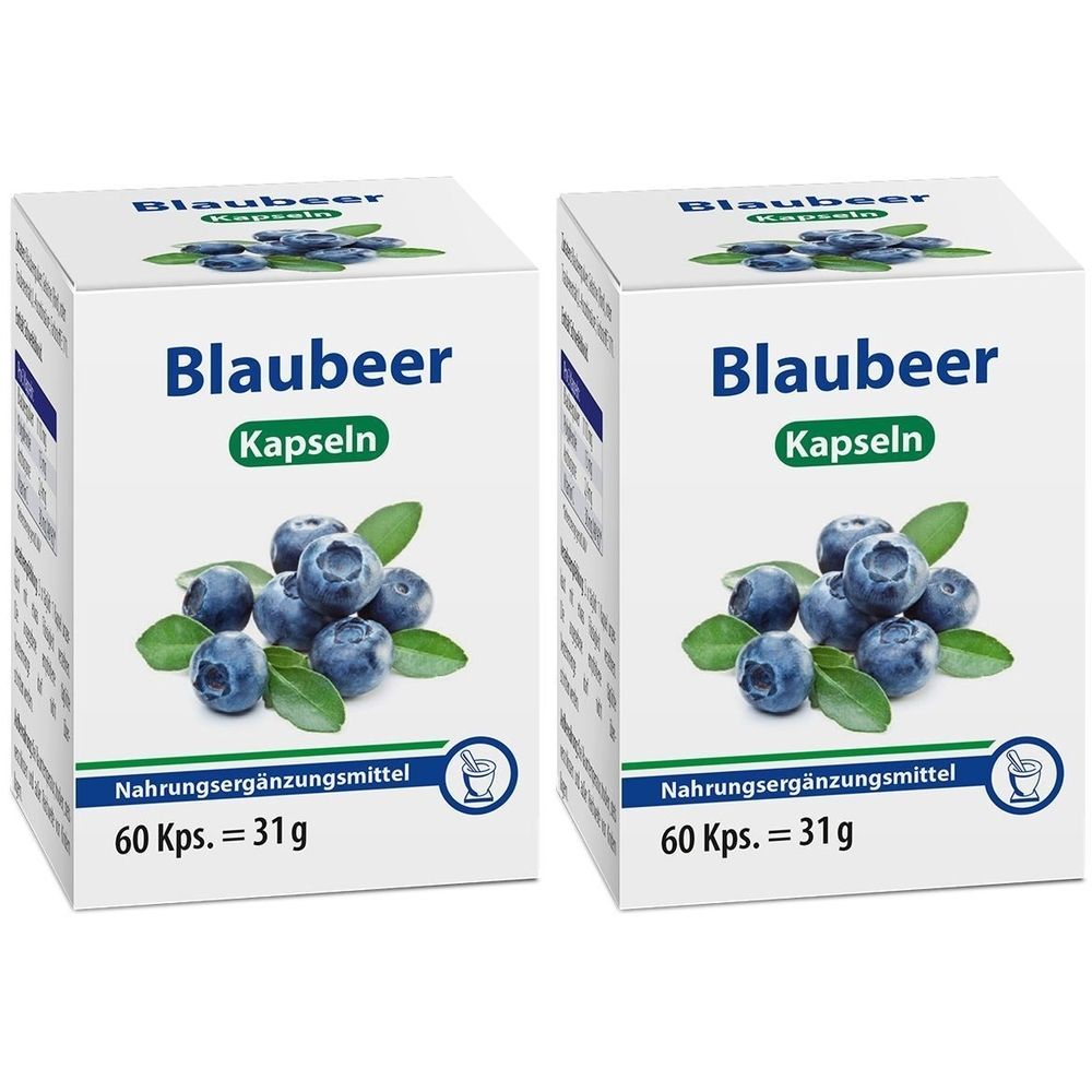 Blaubeer Kapseln 2x 2x60 St