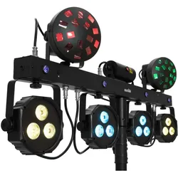Eurolite Set LED KLS Laser Bar Next FX-Lichtset + STV-60-WOT EU Stahlstativ schwarz (LED), Scheinwerfer, Schwarz