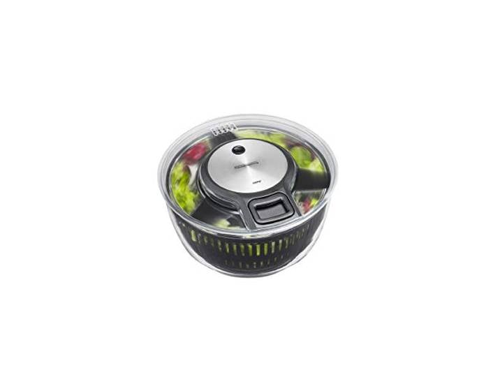 GEFU Speedwing 28150 Essoreuse à salade avec passoire pour l'eau et un saladier – Essorage doux