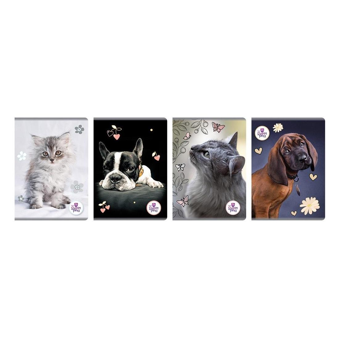 Beniamin Notizbuch A5/80K The Sweet Pets Linie (5 Stück) (A5, Liniert) (47993829)