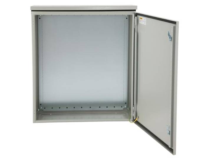 VEVOR Boîtier électrique\, 60x60x30 cm\, boîte extérieur électrique NEMA 4\, étanche IP66 anti-poussière\, boîte de jonction en acier au carbone laminé à froid capot de pluie pour intérieur extérieur