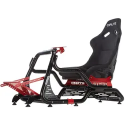 Oplite Cockpit GTR S8 Elite Force Red, Sim Rig, Rot
