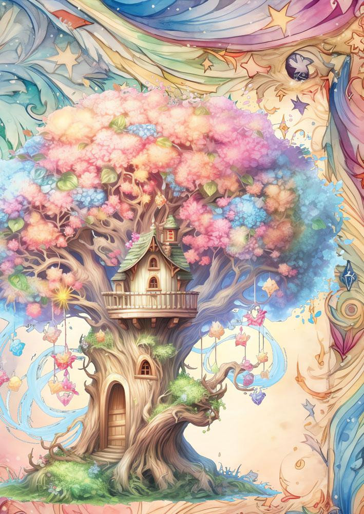 Yazz Puzzel Heksenboom - 1000-delige puzzel