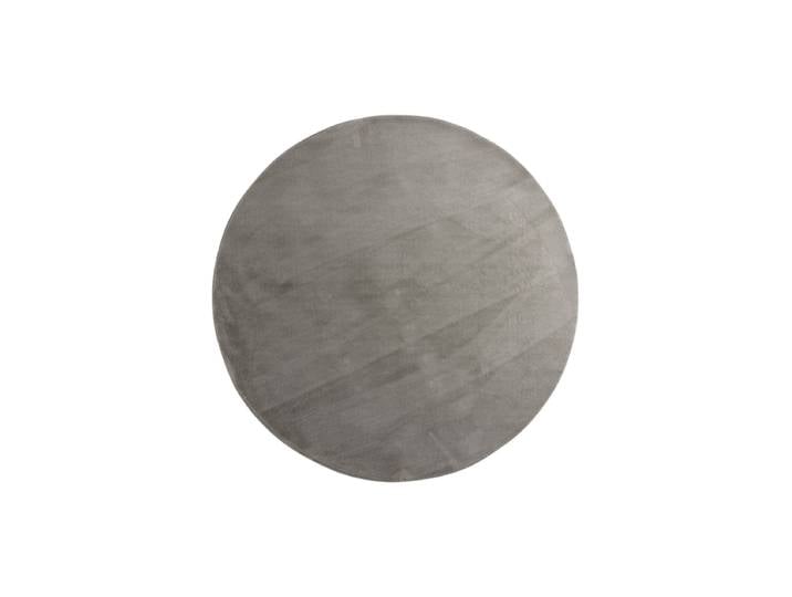Runder Design Teppich „Bianca“ Ø 200 cm Hellgrau VE DESIGN