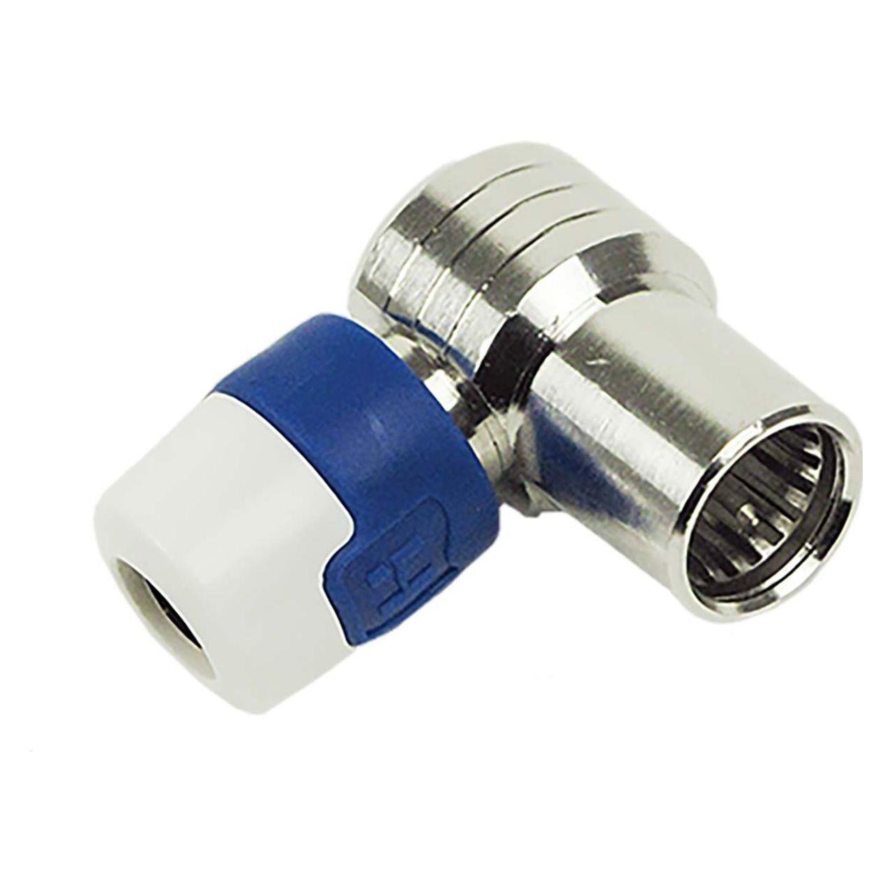 Hirschmann QFA 5 Angled push-on quick F connector (Stecker und Verbinder) (695020574)