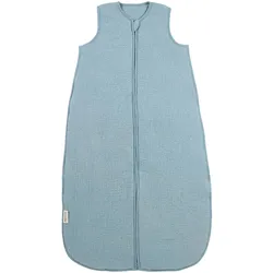 Meyco Baby Ganzjahres-Schlafsack Musselin pre-washed 2.0 TOG, blau, 90