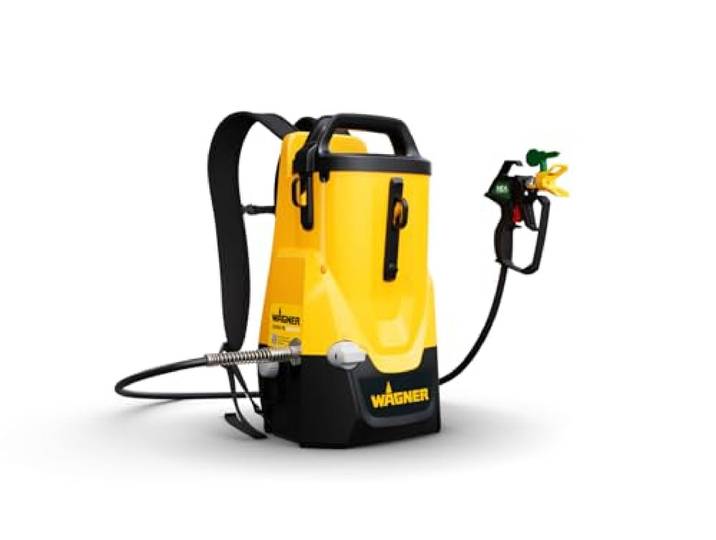 WAGNER Akku-Farbsprühsystem Control Pro 300 Move 18V Baretool - Frei und flexibel: bequem als Rucksack, stationär auf dem Boden oder mobil in der Hand *OHNE Akku + Ladegerät*