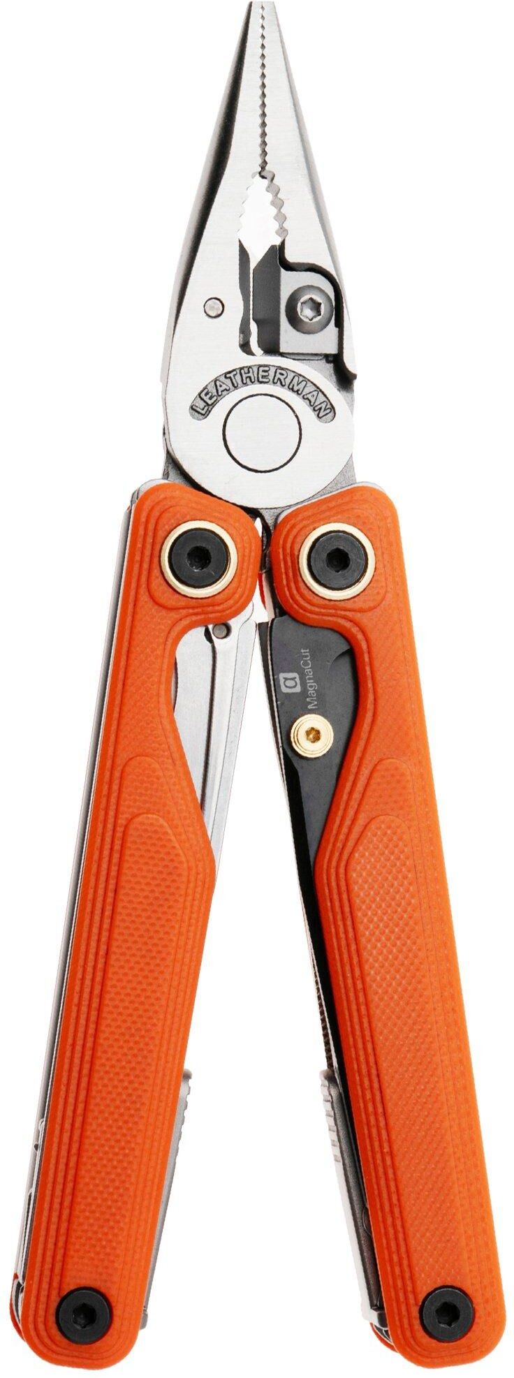 Leatherman Wave Alpha Canyonland 833338 Black DLC MagnaCut, Orange G10, pinza multiuso