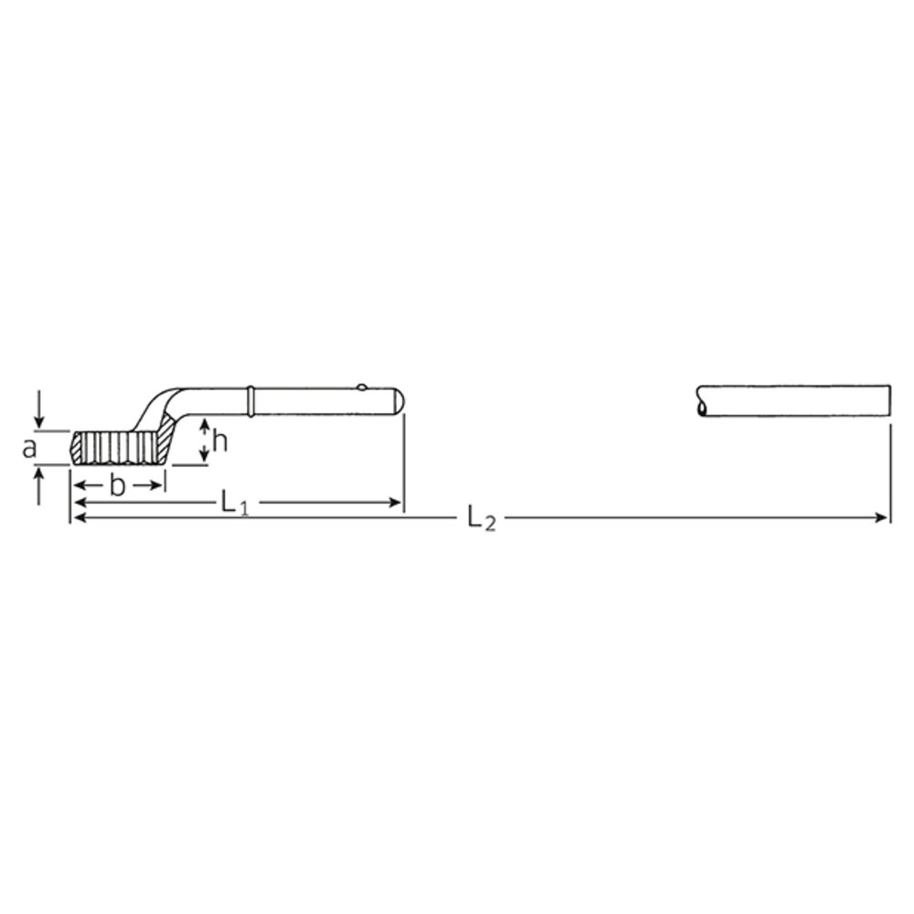 STAHLWILLE 42020100, Chrom-Stahllegierung, 1 Stück(e), 4,89 kg