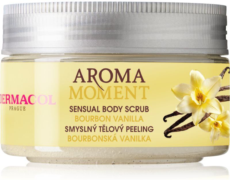 Dermacol Aroma Moment Vanilla Bourbon sugar body scrub 200 g