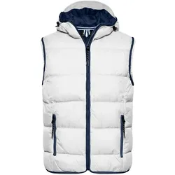 Maritime Weste "JN1076" - S - white/navy