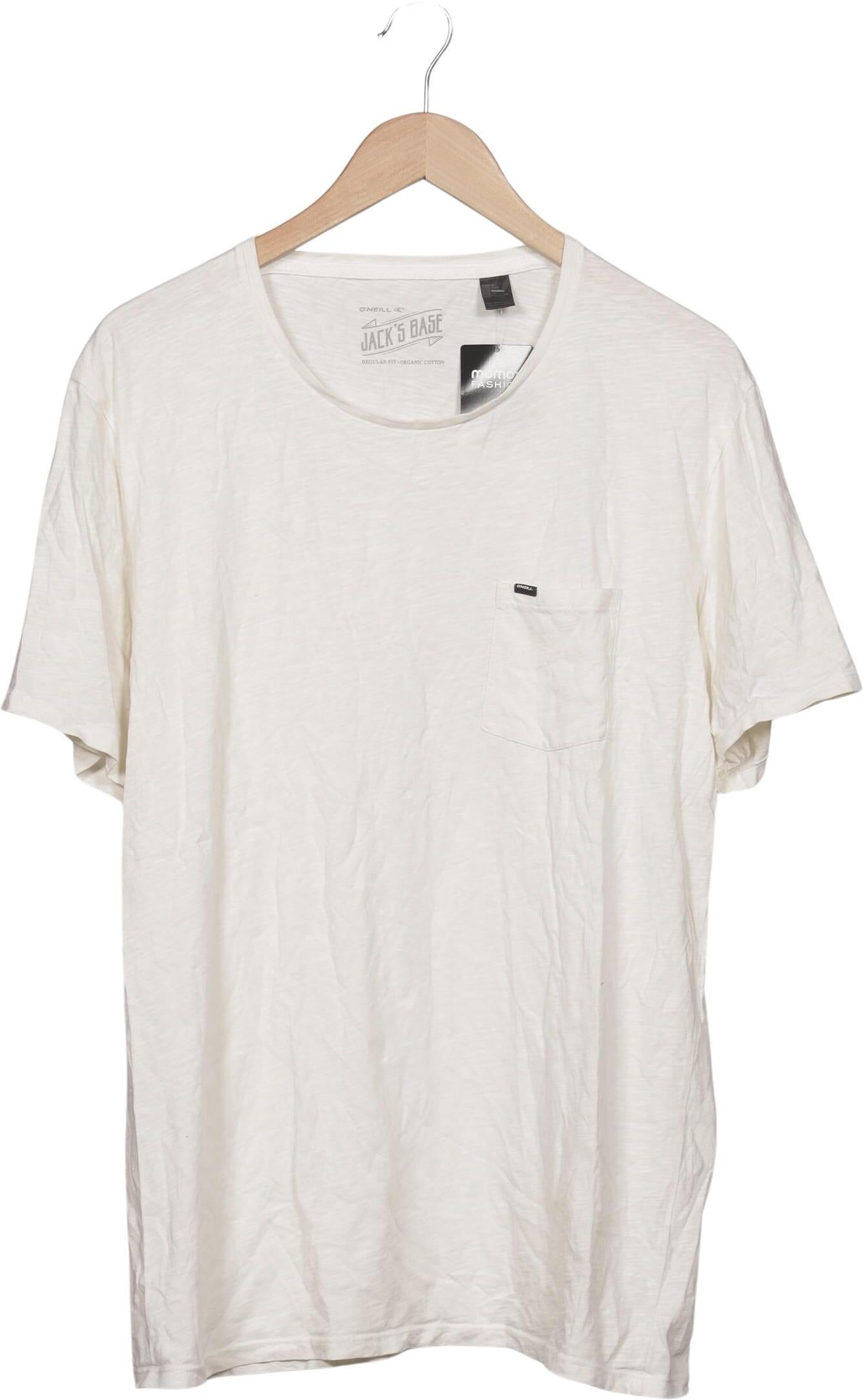 O Neill Herren T-Shirt, Cremeweiß, Gr. XL, Baumwolle - Second Hand