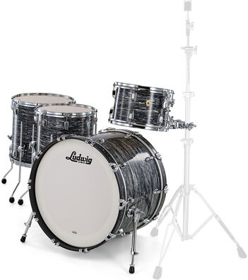 Ludwig Classic Maple 4pcs V. Black Oy Vintage Black Oyster