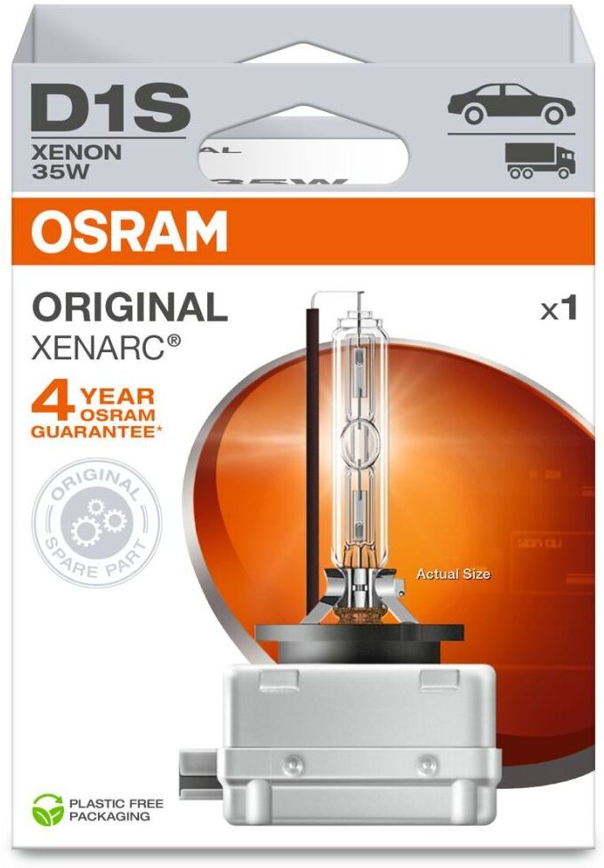 Ams-Osram Glühlampe xenon OSRAM D1S Standard 85V/ 35W, 1 Stück