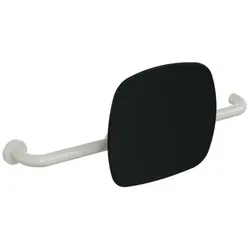 Hewi 801 Rückenstütze 801.51.9263L97 Wandabstand 150mm, Ausführung links, Lehne tiefschwarz, lichtgrau