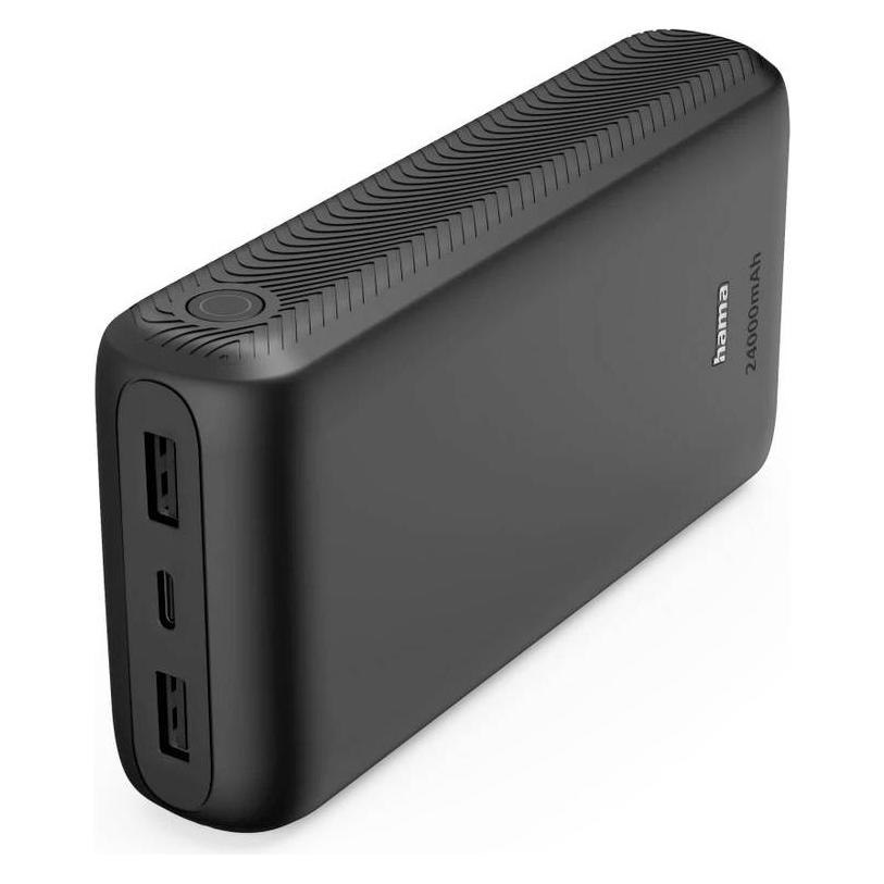 Hama Power Pack, 24000 mAh, 3 Ausgänge: USB-C, 2x USB-A, Anthrazit (24000 mAh, 15 W, 88.80 Wh) (00201778)