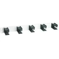 Metz Connect Cable Manager 1RU - Kabelmanagement - eloxiertes Aluminium - 1U - 48.3 cm (19"), Serverschrank Zubehör, Silber