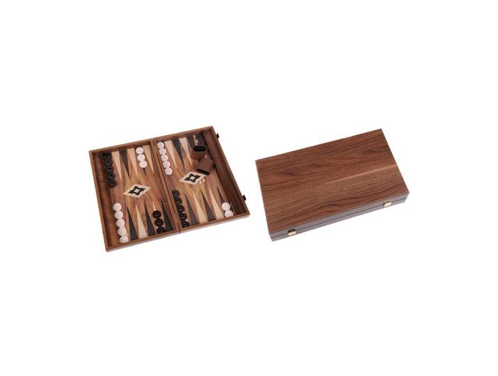 Philos Spiel, Polyfados - groß - Backgammon - Kassette - Holz