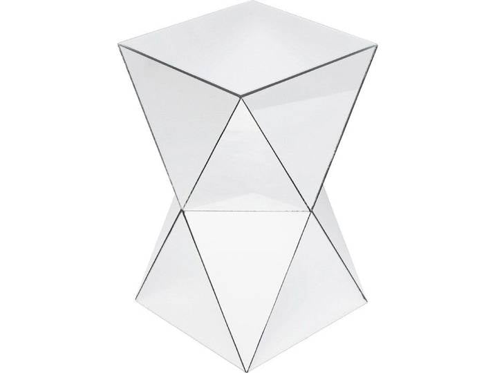 Table d'appoint Luxury Triangle argent Kare Design
