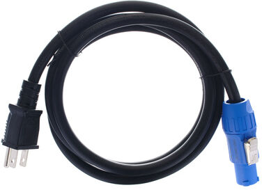 the sssnake Power Twist Cable US 1,5m Schwarz